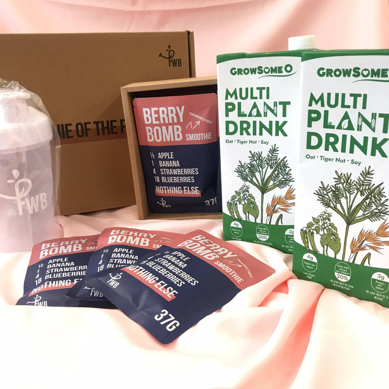 Growsome O x FWB - Tiger Nut Oat Milk Smoothie Gift Set