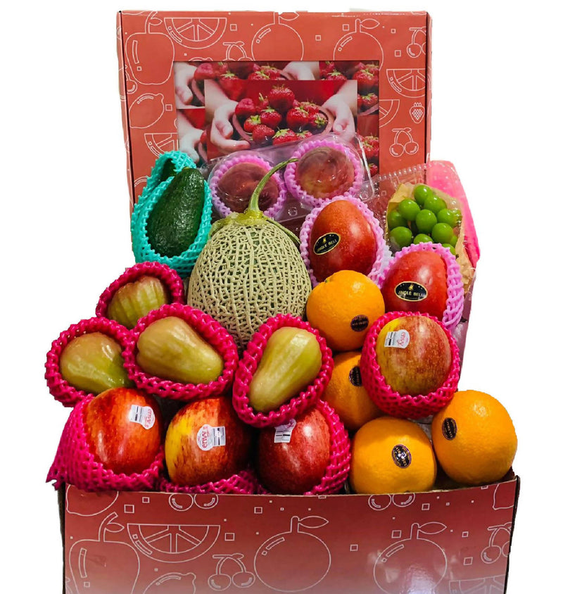 【生果媽媽 Fruitsmama】環保禮盒 - 珍而重之鮮果禮盒 (八款時令鮮果) Fruit Box Set
