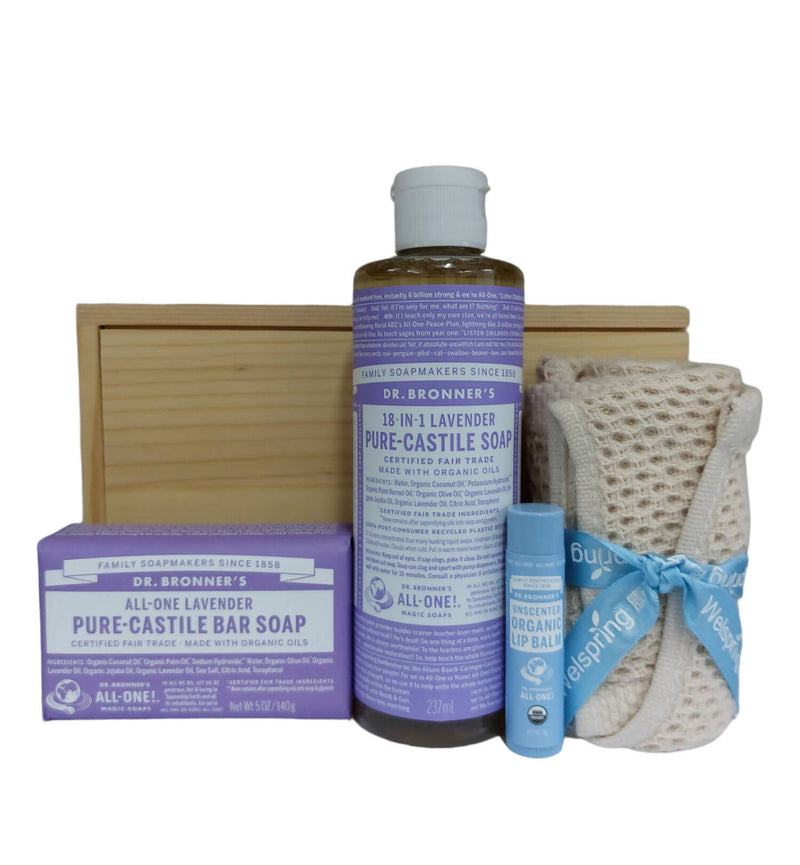 【Welspring 康泉】Dr. Bronner's 有機薰依草潔膚禮盒