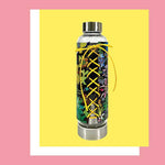 【星匠無限 StarUp Wonders】Scented Tea Glass Bottle 不銹鋼茶隔保溫玻璃瓶配星匠藝術型格皮衣