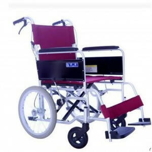 【細細佬】日本河村Kawamura BM 基礎調節型輪椅 (細輪-酒紅色)